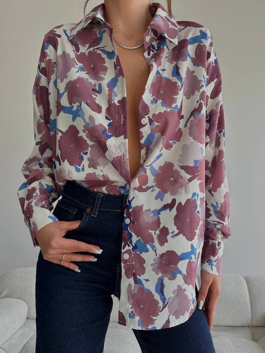 Chemise Motif Fleuri