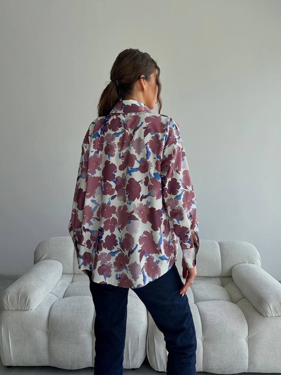 Chemise Motif Fleuri