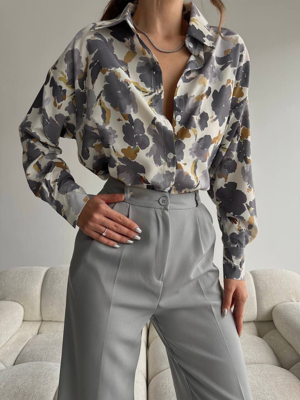 Chemise Motif Fleuri
