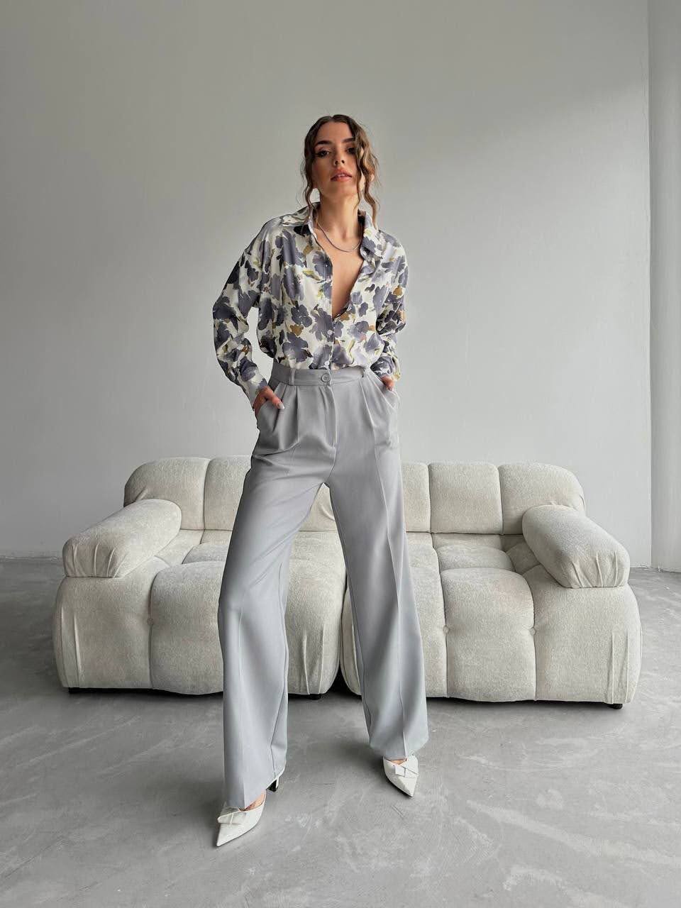Chemise Motif Fleuri