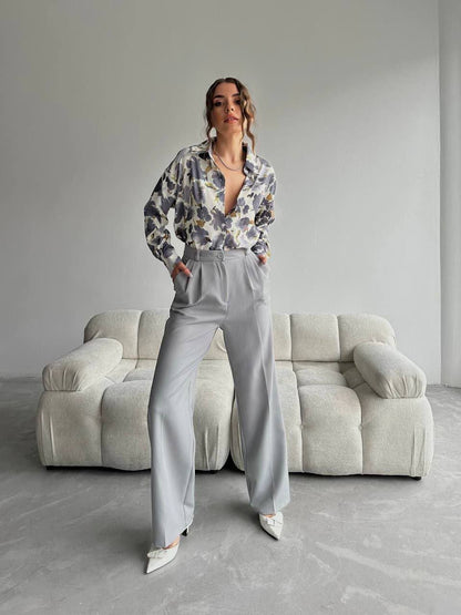Chemise Motif Fleuri