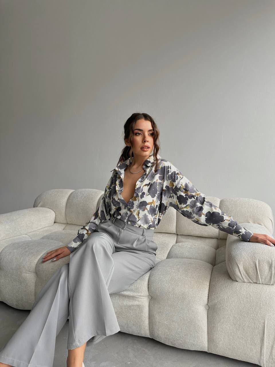 Chemise Motif Fleuri